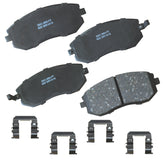 Bendix Premium Ceramic front brake pad assembly for reliable daily stopping