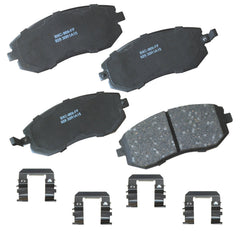 Bendix Premium Ceramic front brake pad assembly for reliable daily stopping