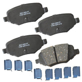 Bendix Premium SBC1754 rear brake pad close-up shows ceramic design for durability