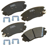 Bendix Premium SBC1421 front brake pad close-up with ceramic surface for smooth braking