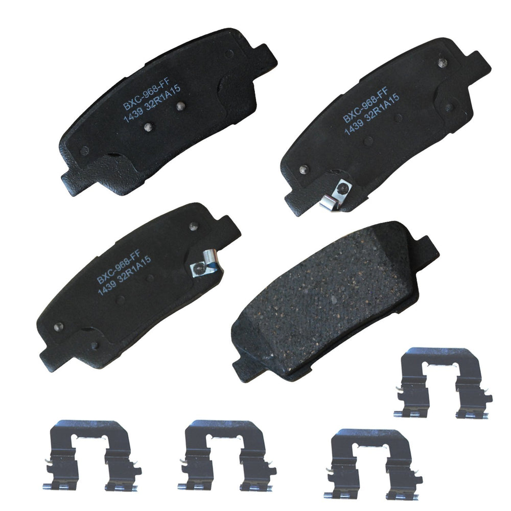 Bendix Premium SBC1439 ceramic rear brake pads pack for reliable daily braking