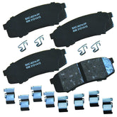 Bendix Premium SBC606 ceramic rear brake pad assembly for reliable stopping.