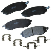 Bendix Premium SBC888 front brake pad closeup showing ceramic material for reliable stopping