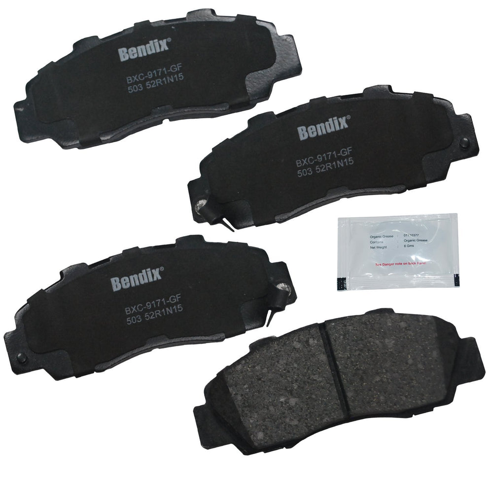 Bendix Priority1 ceramic front brake pads for Acura CL offer quiet, reliable stopping.