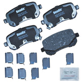 Bendix Priority1 ceramic rear brake pads kit for quiet, reliable stopping.