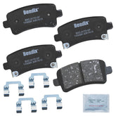 Bendix Priority1 ceramic rear brake pad package enables quiet, reliable stopping.