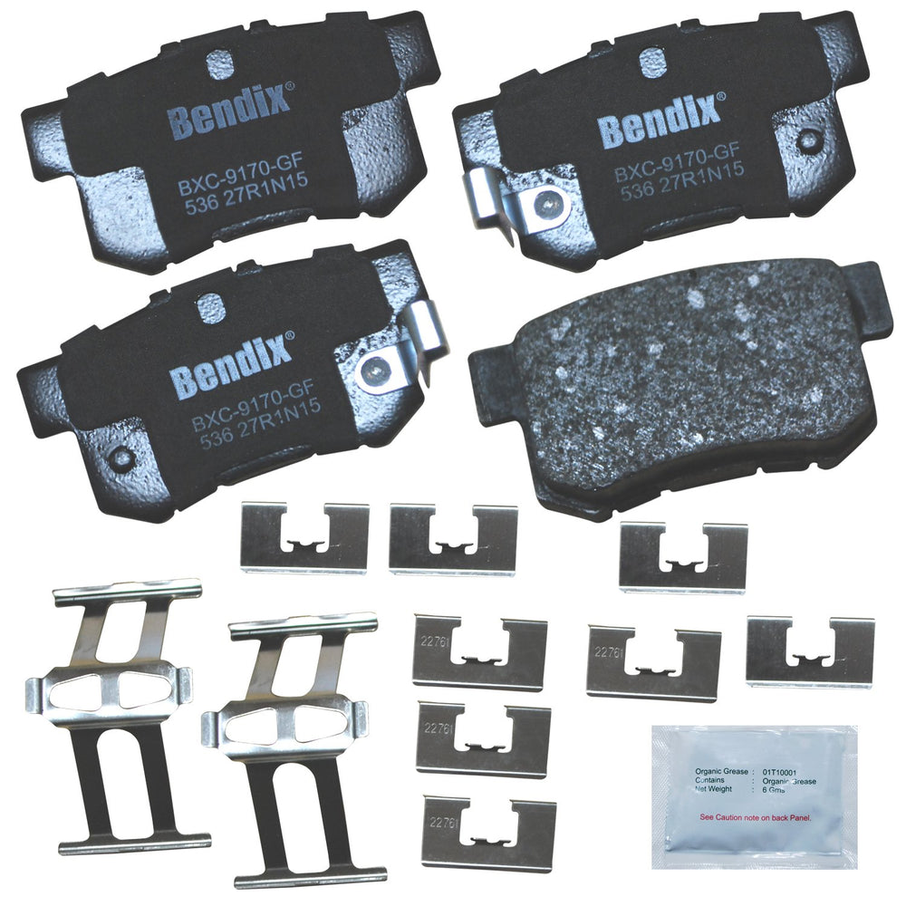 Bendix Priority 1 ceramic rear brake pads for Acura CL offer quiet, reliable braking performance