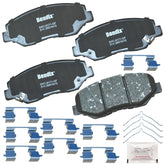 Bendix Priority1 ceramic front brake pad for Acura ILX with precise fit and quiet performance.
