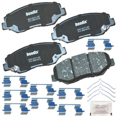 Bendix Priority1 ceramic front brake pad for Acura ILX with precise fit and quiet performance.