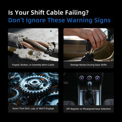 BENERAY shift cable QC passed label confirms quality.