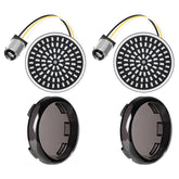 Benlari 2-inch rear turn signal with 81 LEDs for Harley enhances night visibility.