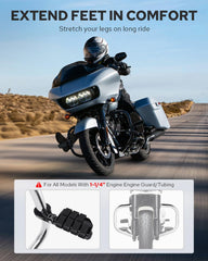 Benlari anti-slip rubber footpegs dampening vibration and improving grip