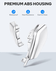 Benlari chrome mid-frame air deflectors rust-free ABS for durability