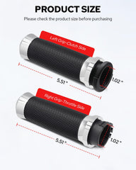 Close-up of Benlari diamond knurling grip for comfortable, slip-resistant grip.