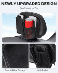 Benlari backrest includes storage bag for essentials