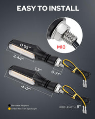 Benlari flowing LED turn signal waterproof housing demonstrating IP67 protection