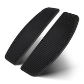 Benlari front rider footboard inserts improve grip for Harley touring riders.