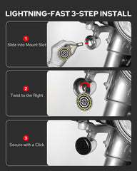 Benlari front turn signal package includes two signals and lenses.