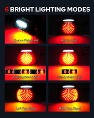Plug-and-play connector from Benlari tail light for quick installation.