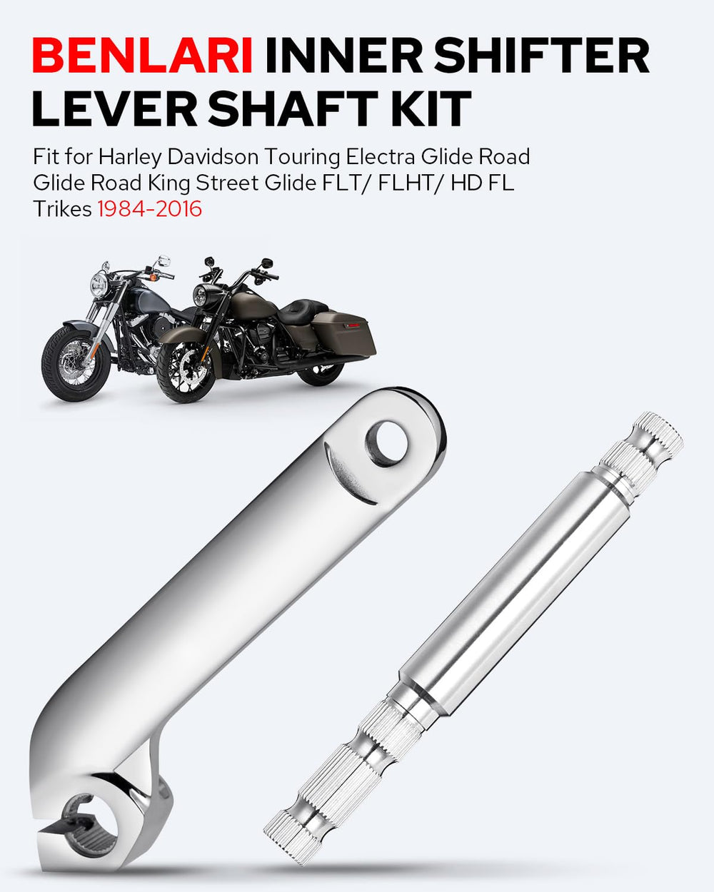 Benlari shifter lever installation easy-to-follow visuals for quick mounting.