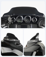 Benlari windshield 7-Inch Wave, road view, enjoy scenery with protected wind.