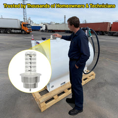 Benut gauge suits basements or outdoor tank enclosures.