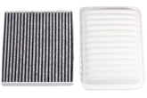 BEONEO engine and cabin filter combo box ready for installation on compatible Toyotas.
