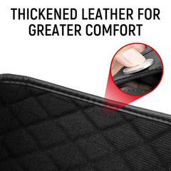 Bercicci leather armrest protector guards against scratches and spills.