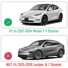 Bercicci Model Y front door sill fit demonstrates precise customization.