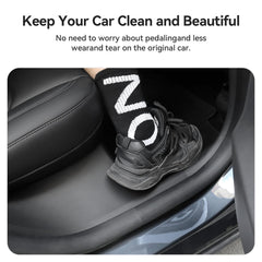 Bercicci protection against mud, sand and stains on Model Y sill.