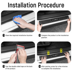 Bercicci RAV4 door sill protector all-weather guard protects door sills