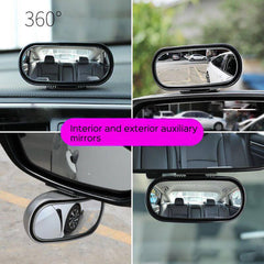 Berfi Life rotatable blind spot mirrors offer 360-degree adjustment for flexible perspective.