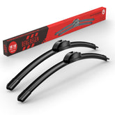 BERG REGEN 18-inch wiper blades front view for clear visibility in rain.