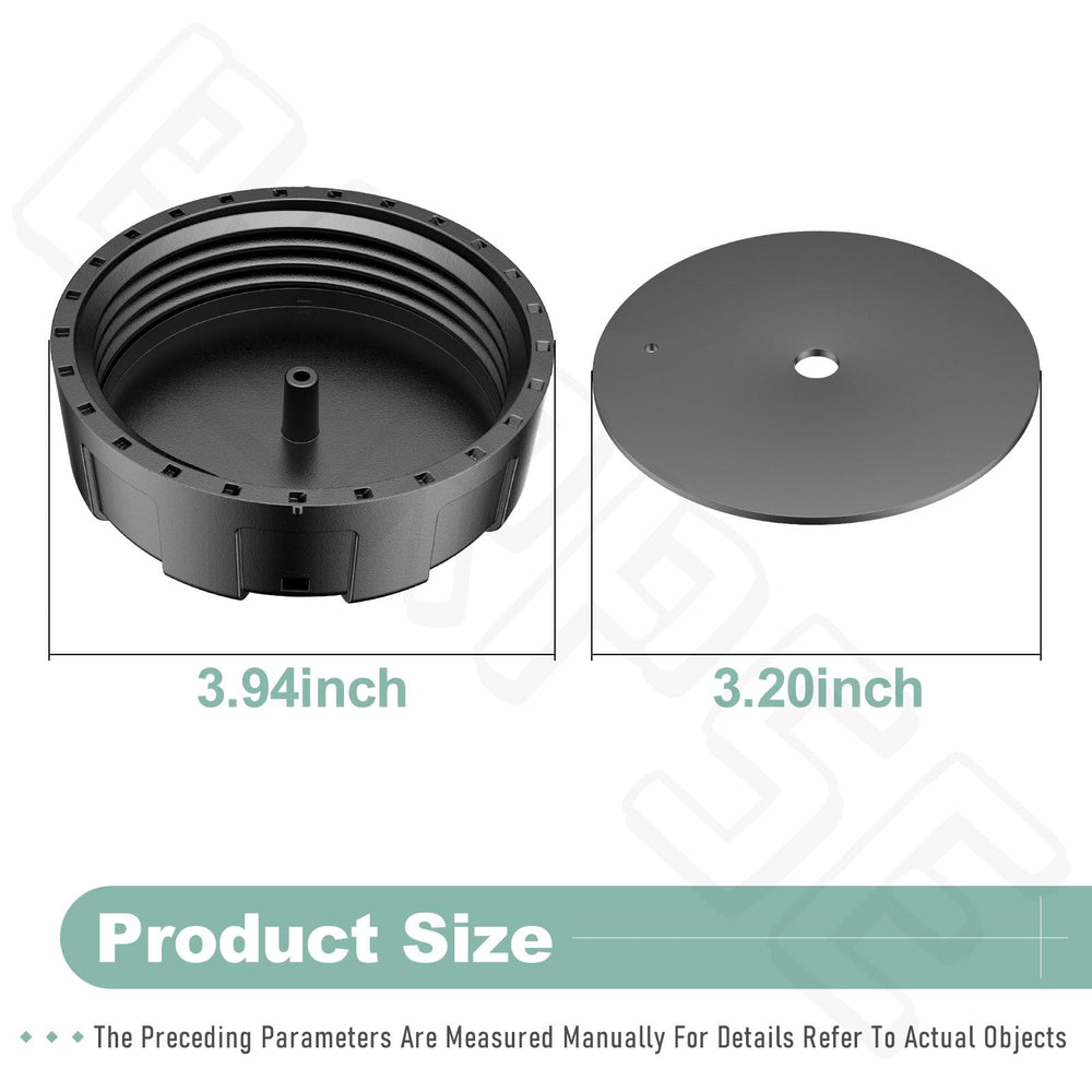 BERPSE 88-3990 fuel cap threaded view reduces leaks