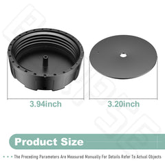 BERPSE 88-3990 fuel cap threaded view reduces leaks