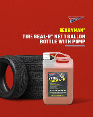 Berryman Tire Seal-R compatible with steel, chrome, and alloy wheels.