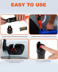 BestCosy portable siphon shown in action for quick fuel or water moves.