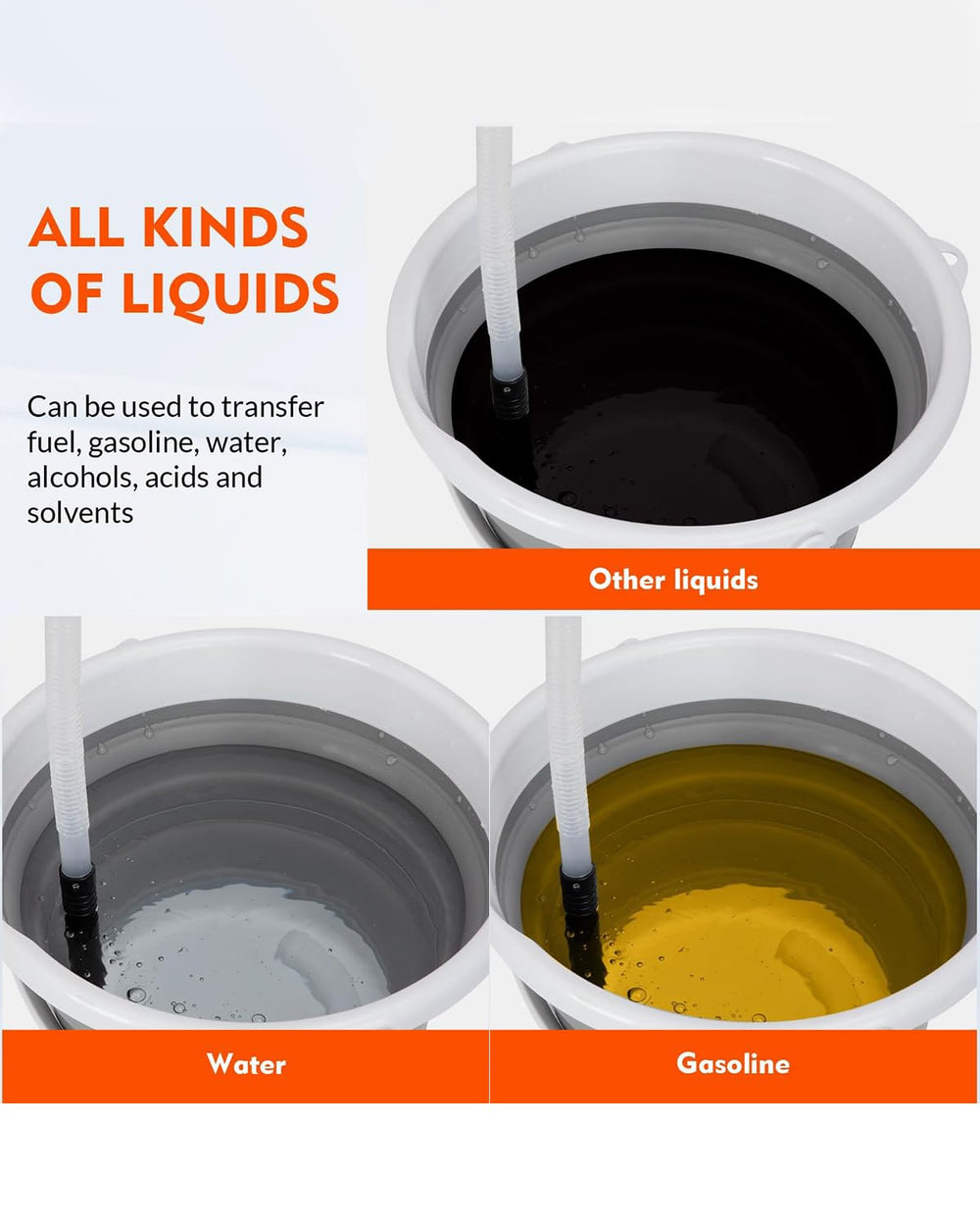 BestCosy pump with precision nozzle provides steady, leak-free flow during transfers.