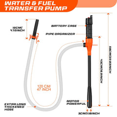 BestCosy multi-use siphon pump with corrosion-resistant body for long-lasting use.