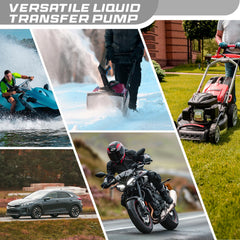 BestCosy transfer pump supports water, gas, diesel and light oils.