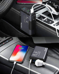 BESTEK 150W inverter dual USB ports for quick device charging in the car.