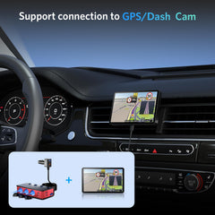 Bestek 9-in-1 splitter LED display monitoring vehicle voltage