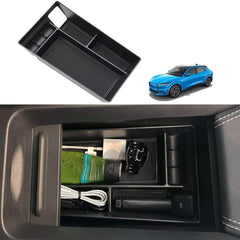BestEvMod AOSK center console tray for Mustang Mach-E, organized compartments.