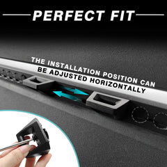 Versatile tie-down locations ideal for ropes, carabiners, and straps.