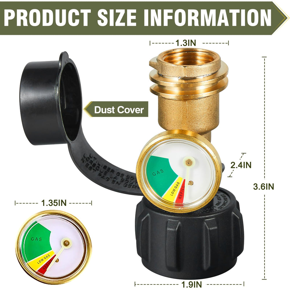 Bestfire color coded dial shows green, yellow, red levels for quick decisions