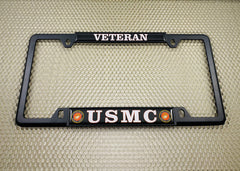 BestLicensePlateFrames USMC decorative screw caps included for a polished look