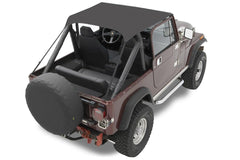 Rear straps and header-channel attachment shown for secure mounting.