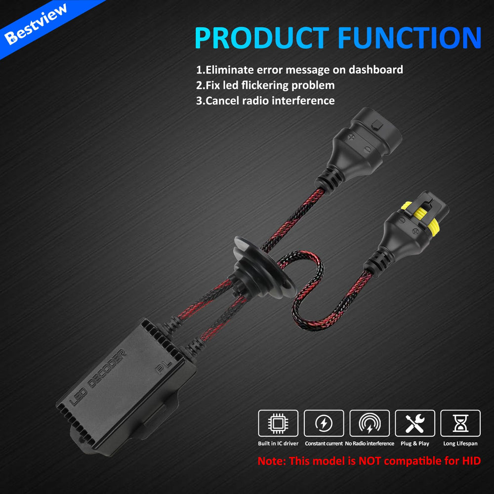 Bestview canbus decoder prevents dashboard flicker and radio interference.