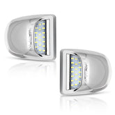 Bestview LED license plate light front view with bright 18 SMD LEDs for clear night visibility