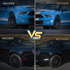 Bestview LED rear right smoked side marker for Mustang